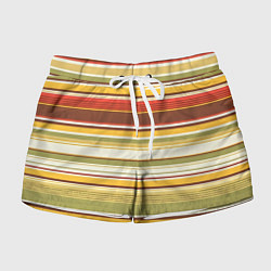 Женские шорты Горизонтальные полосы
