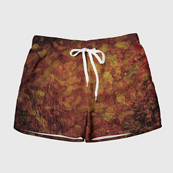 Шорты женские Абстракция - desert camouflage, цвет: 3D-принт