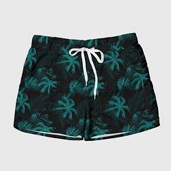 Женские шорты Palm light blue dark
