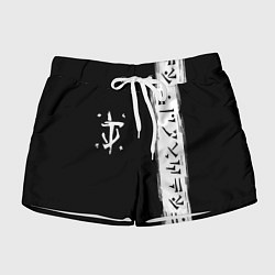 Шорты женские Doom символы марса, цвет: 3D-принт