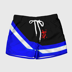 Шорты женские Doom sport geometry, цвет: 3D-принт