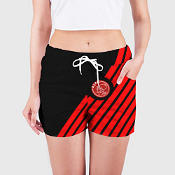 Шорты женские Ajax геометрия, цвет: 3D-принт — фото 2