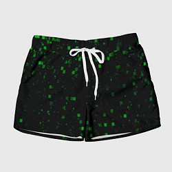 Шорты женские Color green khaki, цвет: 3D-принт