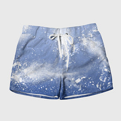 Шорты женские Снежки попали в тебя, цвет: 3D-принт