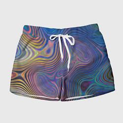 Женские шорты Абстрактная рябь