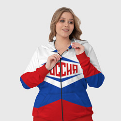 Женский 3D-костюм Россия 2016, цвет: 3D-красный — фото 2