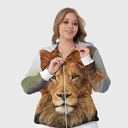 Женский 3D-костюм Красавец лев, цвет: 3D-белый — фото 2