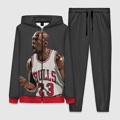 Женский костюм Bulls 23: Jordan / 3D-Красный – фото 1