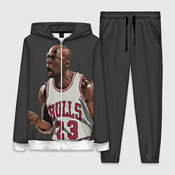 Женский 3D-костюм Bulls 23: Jordan, цвет: 3D-белый