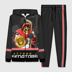 Женский 3D-костюм Ottawa Senators, цвет: 3D-черный