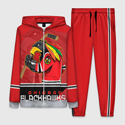 Женский 3D-костюм Chicago Blackhawks, цвет: 3D-меланж