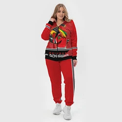Женский 3D-костюм Chicago Blackhawks, цвет: 3D-черный — фото 2