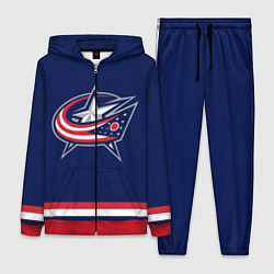 Женский 3D-костюм Columbus Blue Jackets, цвет: 3D-красный