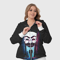 Женский 3D-костюм Mr Robot: Anonymous, цвет: 3D-белый — фото 2