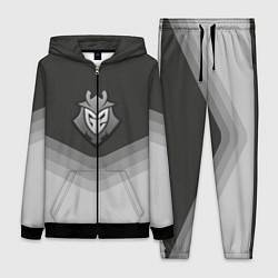 Женский 3D-костюм G2 Esports Uniform, цвет: 3D-черный