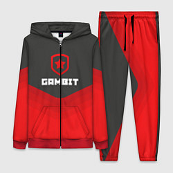 Женский 3D-костюм Gambit Gaming Uniform, цвет: 3D-красный