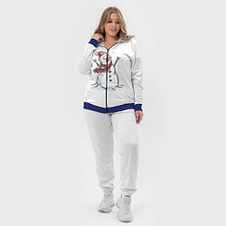 Женский 3D-костюм Снеговик, цвет: 3D-синий — фото 2