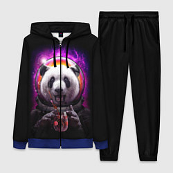 Женский 3D-костюм Panda Cosmonaut, цвет: 3D-синий