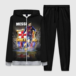 Женский 3D-костюм Messi FCB, цвет: 3D-меланж