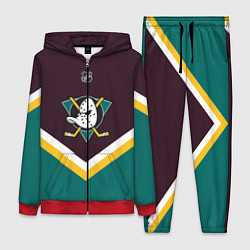 Женский 3D-костюм NHL: Anaheim Ducks, цвет: 3D-красный