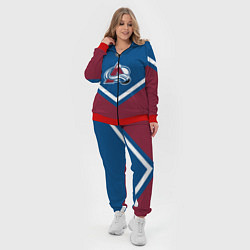 Женский 3D-костюм NHL: Colorado Avalanche, цвет: 3D-красный — фото 2