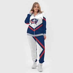 Женский 3D-костюм NHL: Columbus Blue Jackets, цвет: 3D-меланж — фото 2