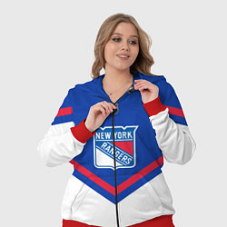 Женский 3D-костюм NHL: New York Rangers, цвет: 3D-красный — фото 2