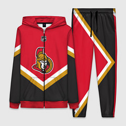Женский 3D-костюм NHL: Ottawa Senators, цвет: 3D-красный