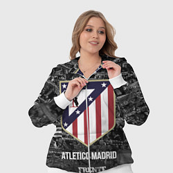 Женский 3D-костюм Атлетико Мадрид, цвет: 3D-белый — фото 2