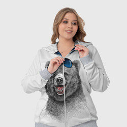 Женский 3D-костюм Счастливый медведь, цвет: 3D-меланж — фото 2