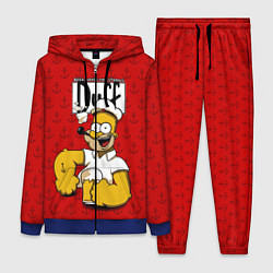 Женский 3D-костюм Duff Beer, цвет: 3D-синий
