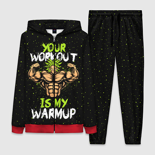 Женский костюм My Workout / 3D-Красный – фото 1