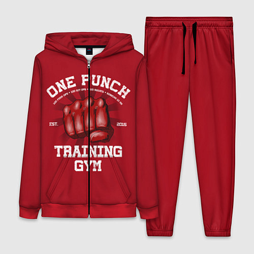 Женский костюм One Punch Gym / 3D-Красный – фото 1