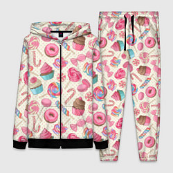 Женский 3D-костюм Радости для сладости, цвет: 3D-черный