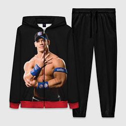 Женский 3D-костюм Джон Сина борец, цвет: 3D-красный