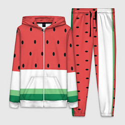 Женский 3D-костюм Сочный арбуз, цвет: 3D-белый