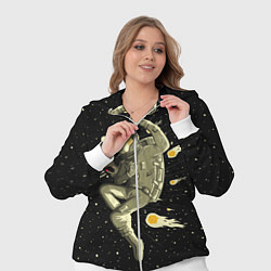 Женский 3D-костюм Атака метеоров, цвет: 3D-белый — фото 2