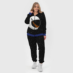 Женский 3D-костюм Шлем астронавта, цвет: 3D-синий — фото 2