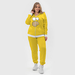 Женский 3D-костюм Гомер стесняется, цвет: 3D-белый — фото 2