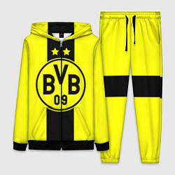 Женский 3D-костюм BVB FC: Yellow line, цвет: 3D-черный