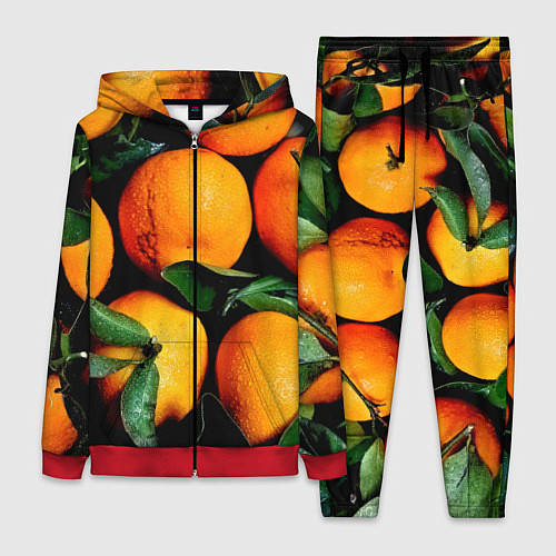 Женский костюм Мандаринчики / 3D-Красный – фото 1