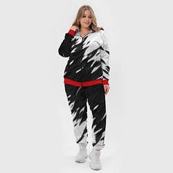 Женский 3D-костюм Black & white, цвет: 3D-красный — фото 2