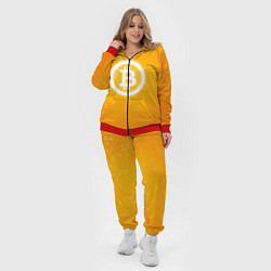 Женский 3D-костюм Bitcoin Orange, цвет: 3D-красный — фото 2