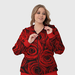 Женский 3D-костюм Красные розы, цвет: 3D-красный — фото 2
