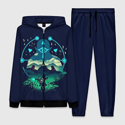 Женский 3D-костюм The Legend of Zelda, цвет: 3D-черный