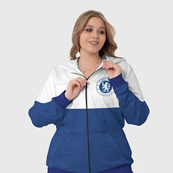 Женский 3D-костюм Chelsea FC: Light Blue, цвет: 3D-синий — фото 2