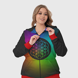 Женский 3D-костюм Coldplay Colour, цвет: 3D-красный — фото 2