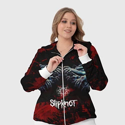 Женский 3D-костюм Slipknot руки зомби, цвет: 3D-белый — фото 2