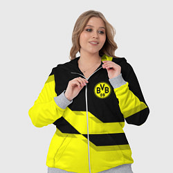 Женский 3D-костюм BVB FC: Yellow style, цвет: 3D-меланж — фото 2