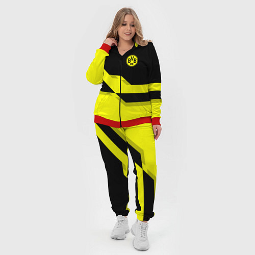Женский костюм BVB FC: Yellow style / 3D-Красный – фото 4